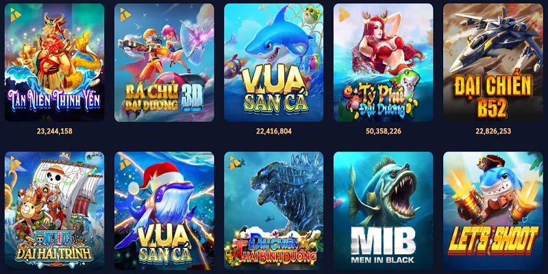 Các game bắn cá nổi bật tại SODO